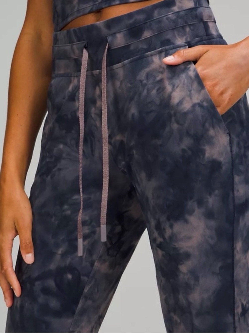 Lululemon Ready to Rulu Tie-Dye High Waist Drawstring Joggers -